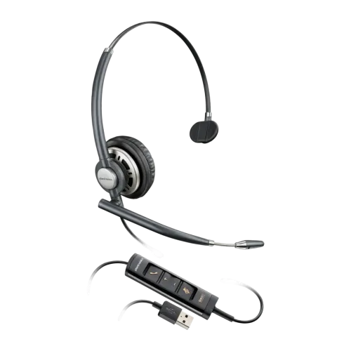 Auriculares Poly EncorePro HW715 Reducción de ruido Diadema Monoaural USB Tipo A Negro