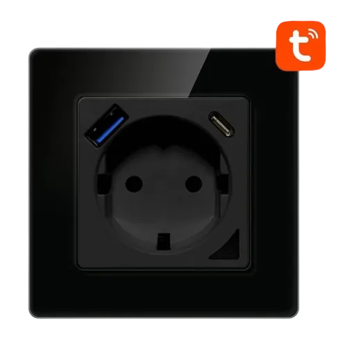 Avatto N-WOT10-USB-B Negro WiFi Enchufe inteligente