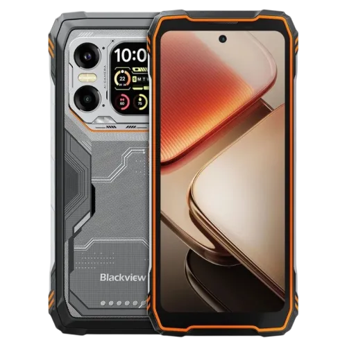 Blackview Xplore 1 Pro 5G 16GB/512GB Naranja Rugged IP68/IP69K 6,78 pulgadas IPS 120Hz 64MP 20000mAh 55W NFC