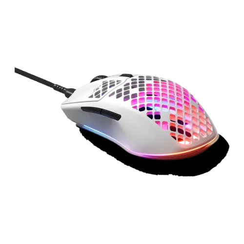 Ratón Gaming SteelSeries Aerox 3 (2022) Snow 8500 DPI RGB Blanco