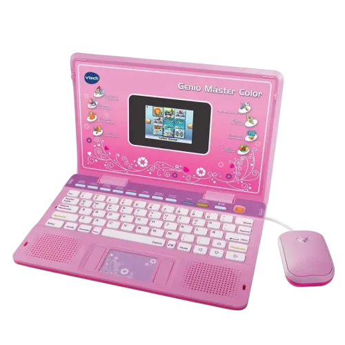 VTech Genio Máster Color Bilingüe Rosa Portátil Infantil