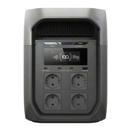 Estación de energía portátil EcoFlow Delta 3 Max Gris 2048Wh 2400W Carga solar 500W