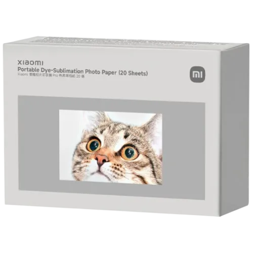 Xiaomi Portable Dye-Sublimation Photo Paper (20 Hojas)