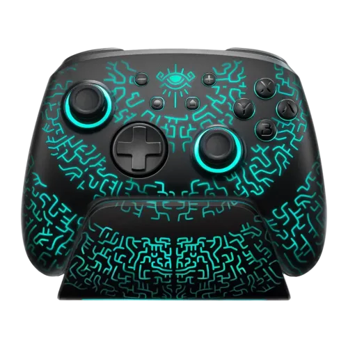 FUNLAB Luminex Pro Wireless Switch Controller Dock Miner efecto Hall vibración 950mAh 12,5h Mando inalámbrico