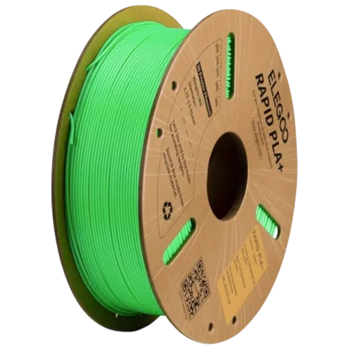 Filamento ELEGOO Rapid PLA + (PLUS) Verde 1.75mm Impresión de alta velocidad hasta 600mm/s Bobina de 1kg