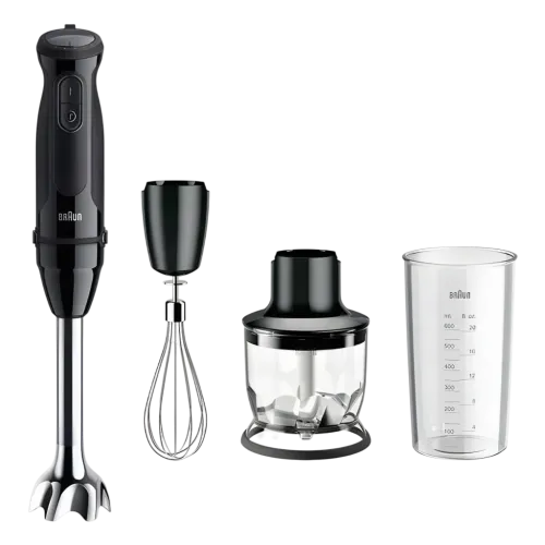 Batidora de mano Braun MultiQuick 5 0,6L 1000W 21 velocidades Negro MQ50202M