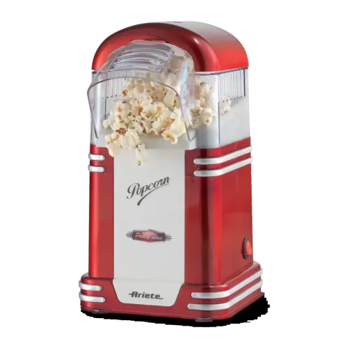 Palomitero Ariete Party Time 2954 1100W 60g maíz/ciclo Rojo/Blanco