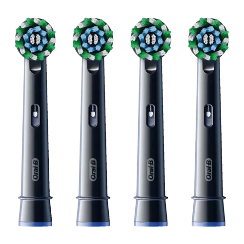 Cabezal de Recambio Oral-B Pro Cross Action Pack 4 Negro