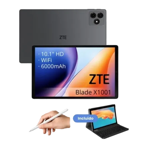 ZTE Tab Blade X1001W WiFi 4GB/128GB Gris 10,1 pulgadas 6000mAh con Stylus Pen y teclado