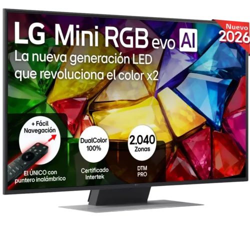 LG 50MRGB87B6B 50 pulgadas 4K Mini RGB Dolby Vision webOS Smart TV