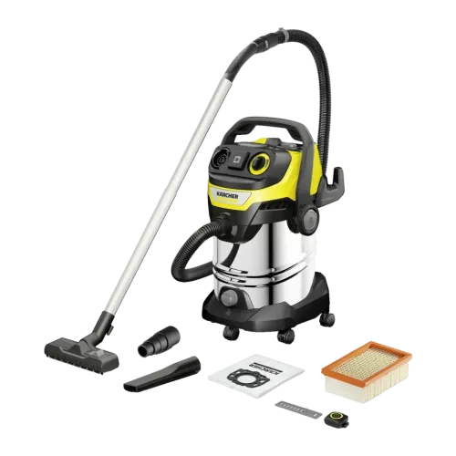 Aspiradora Kärcher WD 7 Control P S 30L Acero Inoxidable 315AW 1400W
