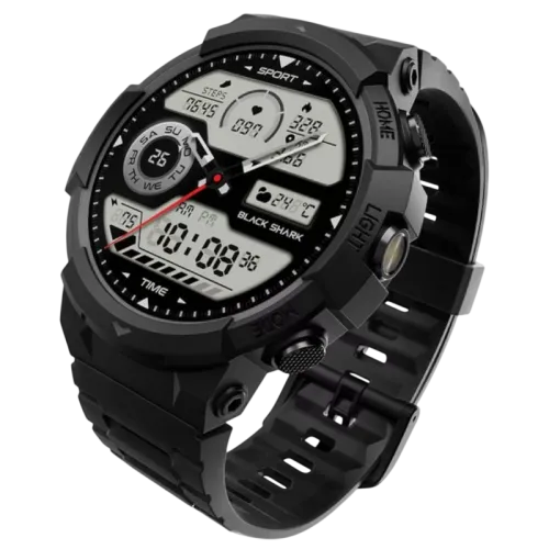 Black Shark GS3 Sport Negro 1,43 pulgadas AMOLED GPS 18 días +120 deportes 5ATM IP69K Smartwatch