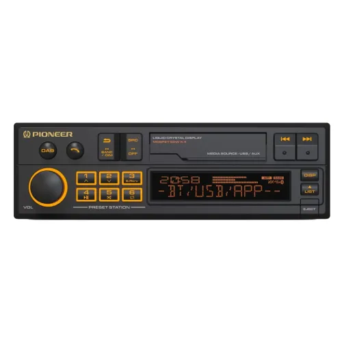 Autorradio Pioneer Negro 1 DIN Bluetooth 4.0 SXT-C10PS