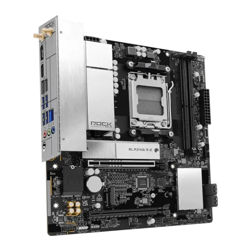 Placa base ASRock B850M Rock WiFi AM5 B850 DDR5 Micro ATX WiFi 6E