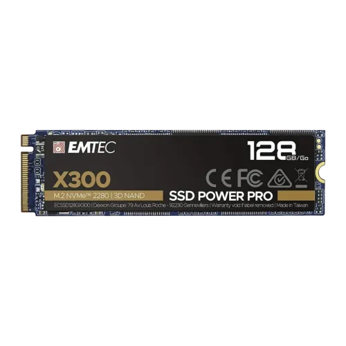 Emtec Power Pro X300 128GB NVMe M.2 PCIe 3.0 2280 1500MB/s SSD