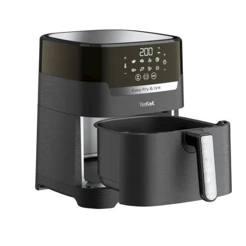 Tefal Easy Fry & Grill EY5058 4.2 litros 1550 W Negro pantalla táctil Freidora de aire caliente