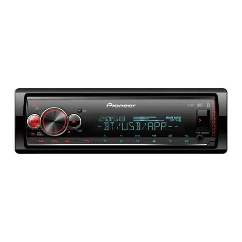 Pioneer Negro 1 DIN Bluetooth MVH-S520DABAN Autorradio