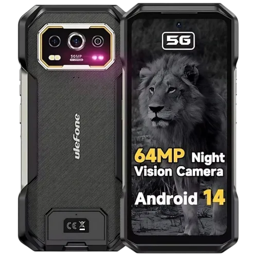 Ulefone Armor 27 Pro 5G 12GB/256GB Negro Rugged IP68/IP69K 6,78 pulgadas IPS 120Hz 64MP 10600mAh 33W NFC