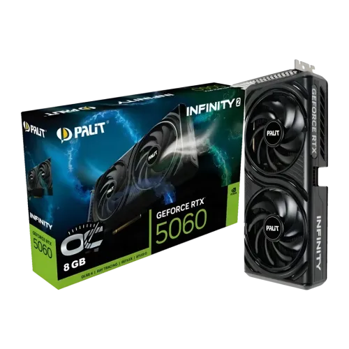Palit GeForce RTX 5060 Infinity 2 OC 8GB GDDR7 Tarjeta gráfica