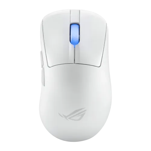 ASUS ROG Keris II Ace Wireless 42000 DPI RGB Blanco 7 botones Bluetooth + 2.4GHz 54 g Ratón gaming inalámbrico