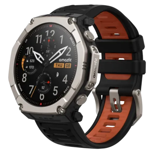 Amazfit T-Rex Ultra 2 Magma Negro 1,5 pulgadas AMOLED GPS NFC Llamadas Bluetooth 30 días +187 deportes 10ATM Smartwatch
