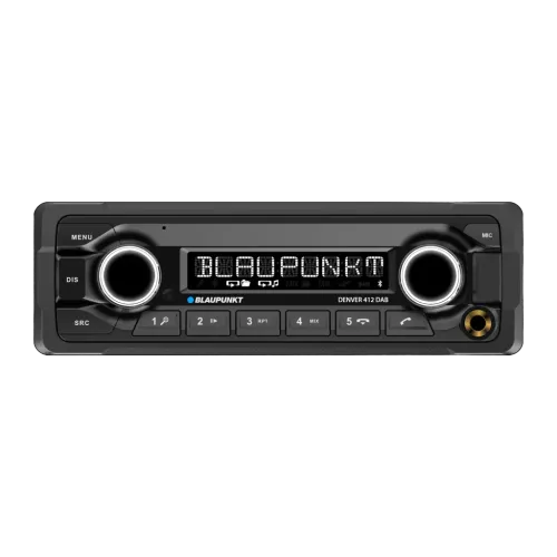 Blaupunkt Denver 412 DAB Negro 1 DIN Bluetooth 5.0 Autorradio