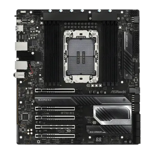 ASRock W790 WS R2.0 Intel LGA4677 DDR5 E-ATX WiFi Negro 2,5G Ethernet Placa base