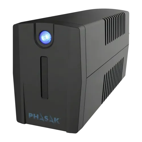 Phasak Ottima PH 7266 Línea Interactiva 660VA 380W Negro 2 tomas SAI