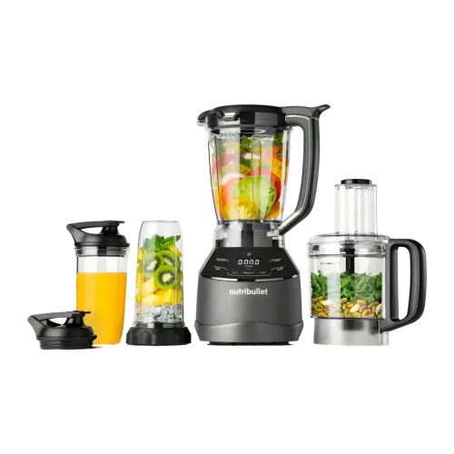 Batidora y procesador NutriBullet Triple Prep System 1,8L 1500W 4 velocidades Negro NBF580B