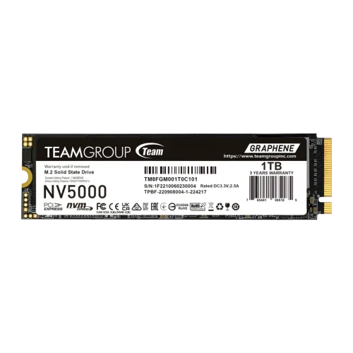 Team Group NV5000 1TB NVMe M.2 PCIe 4.0 2280 5000MB/s SSD