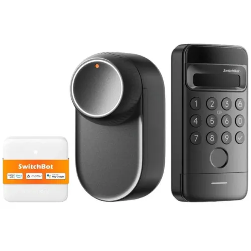 SwitchBot Ultra 3 en 1 con panel de control Hub Mini y teclado Vision Matter WiFi Zigbee Bluetooth Cerradura inteligente