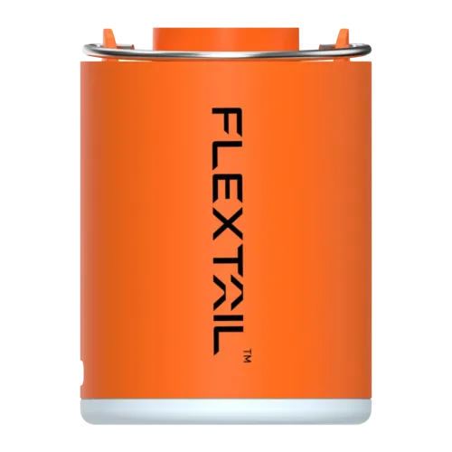 Bomba Portátil Flextail Tiny Pump X Naranja Recargable USB-C 200lm 3 niveles