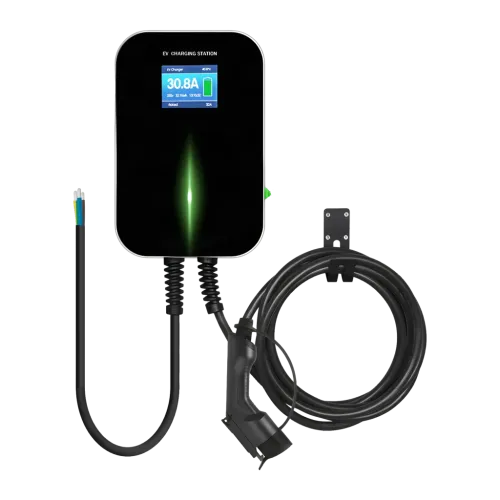 Cargador de coche eléctrico BESEN BS20 11kW Trifásico Tipo 2 Cable 5m 16A pantalla LCD IP66