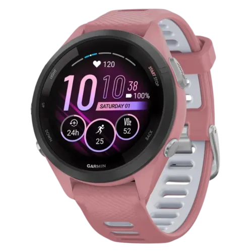 Garmin Forerunner 265S Rosa/Blanco 1,1 pulgadas AMOLED NFC 15 días 5ATM Smartwatch