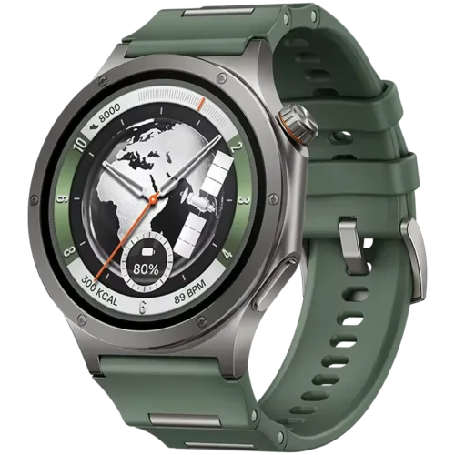 OnePlus Watch 4 47 mm Titanio Verde 1,5 pulgadas AMOLED GPS 16 días +100 deportes 5ATM IP69
