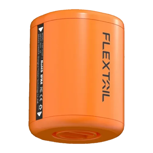 Flextail Tiny Pump 2 Naranja USB-C IP44 800mAh Hinchador eléctrico