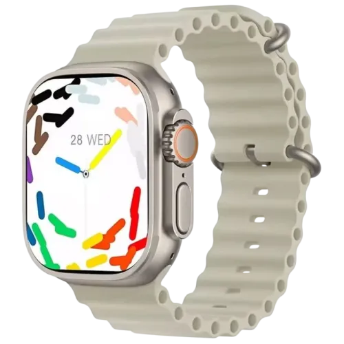 DT NO.1 V9 Ultra 2 Plata 2,1 pulgadas AMOLED GPS NFC 15 días IP68 Smartwatch