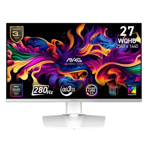 MSI MAG 272QPWDE X28 27 pulgadas 2K QD-OLED 280Hz 3ms FreeSync Premium Pro Monitor
