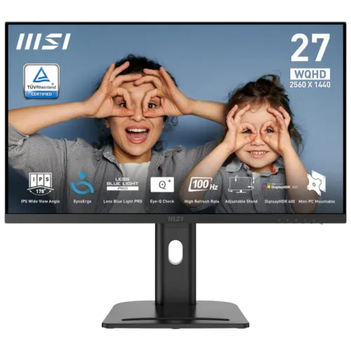 MSI Pro MP273QP E2 Negro 27 pulgadas 2K IPS 100Hz 1ms Monitor
