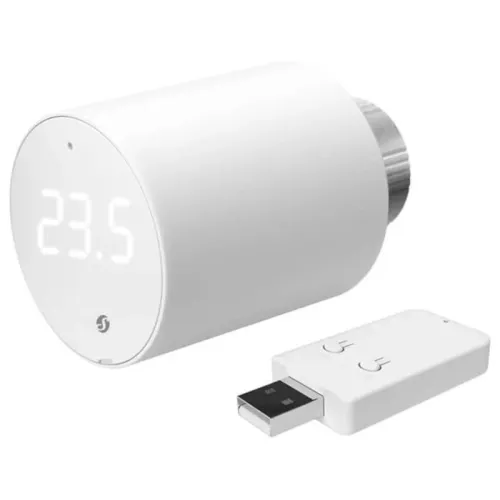 Shelly BLU TRV con unidad de control Bluetooth Cabezal termostático