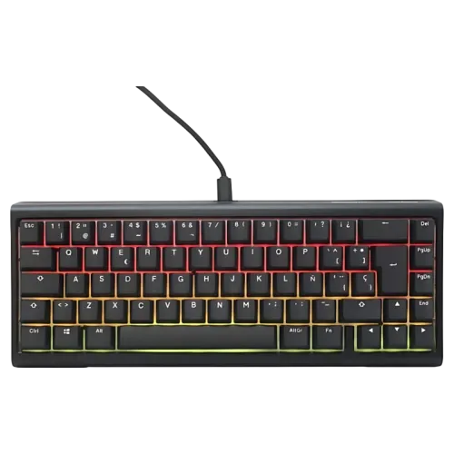 Ducky Tinker65 RGB MX-Brown Rojo mecánico Teclado