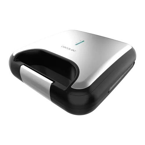 Cecotec Rock'nToast Classic+ 800W 2 bocadillos Acero inoxidable/Negro Sandwichera