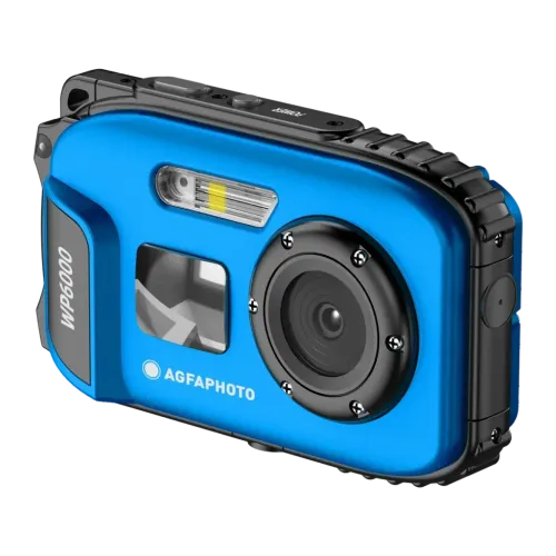 AgfaPhoto Realishot Azul IP68 3m Estabilizador de imagen 18MP WP6000 Cámara compacta