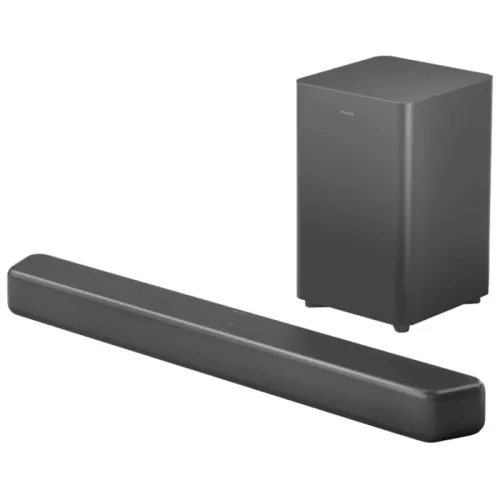 Philips TAB5309/10 Gris 2.1 120W Subwoofer inalámbrico HDMI ARC Bluetooth 5.4 Barra de sonido