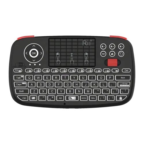 Teclado inalámbrico Rii i4 Mini Negro