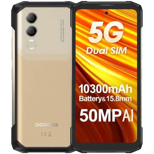 Doogee Blade 20X 3GB/128GB Natural Rugged IP68/IP69K 6,6 pulgadas IPS 90Hz 16MP 10300mAh 18W NFC