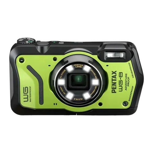 Pentax WG-8 Verde 4K Ultra HD 20m 20MP zoom óptico 5x Cámara compacta sumergible
