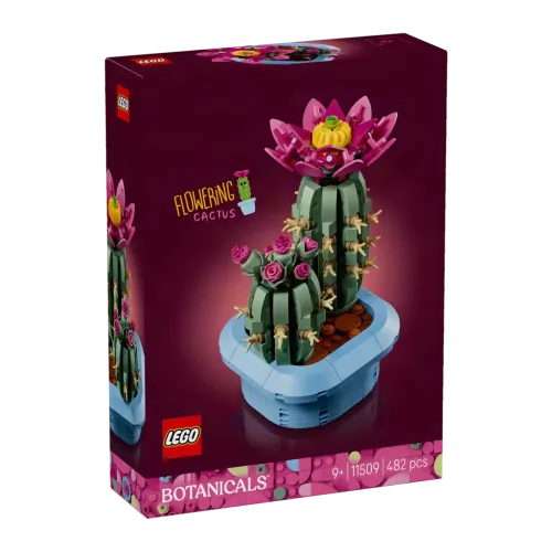 Set de construcción LEGO Botanicals Cactus en Flor 11509 482 piezas 9+ años