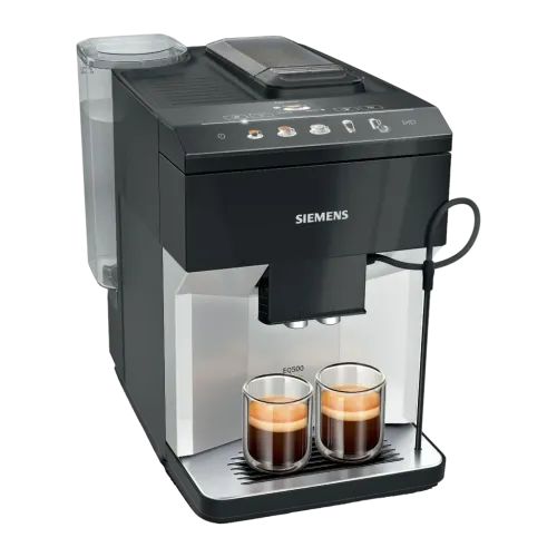 Siemens EQ500 TP511R01 Molinillo Cerámico Integrado Negro 1500W 1,9 L 15 bares Cafetera superautomática