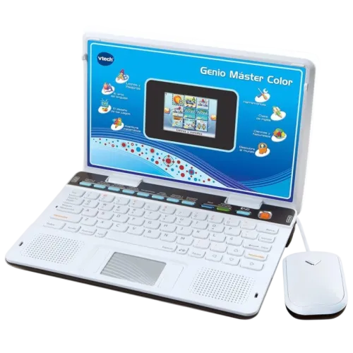 VTech Genio Máster Color Bilingüe Azul Portátil infantil